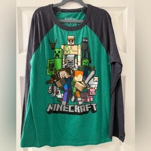Minecraft Lot Graphic Long Sleeve Shirts